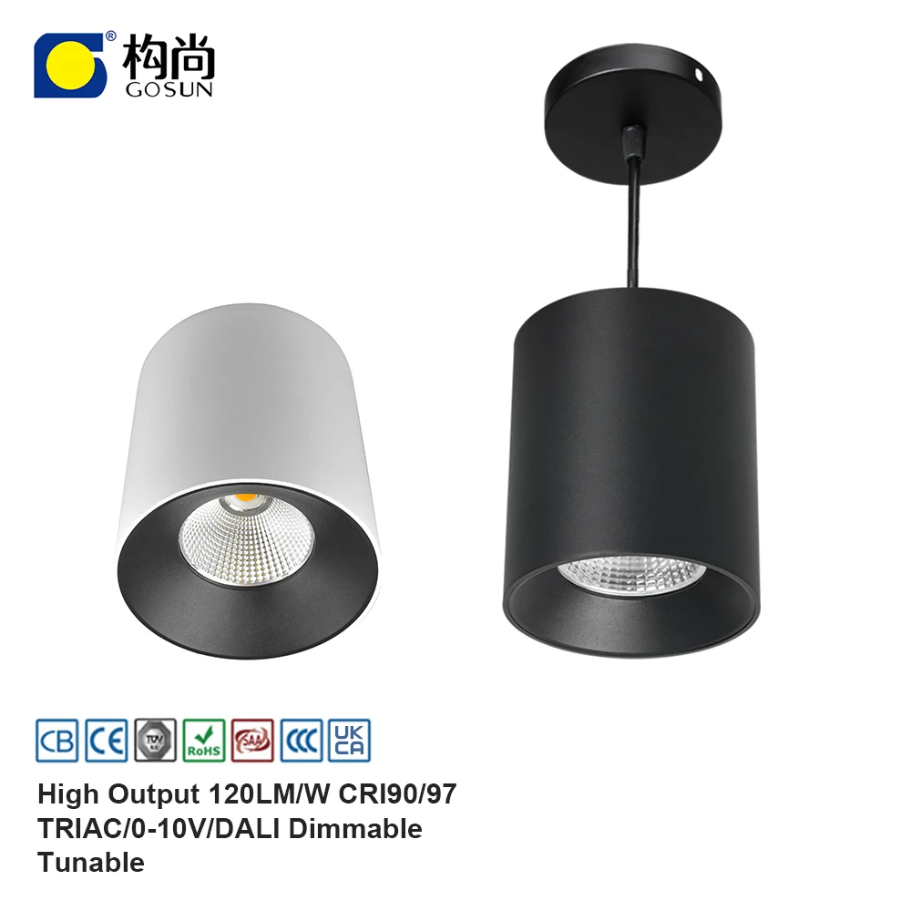 Anti Glare CE/RoHS Ip20 15/24/36/60 beam angle 15W lighting high lumen led surface mount down light