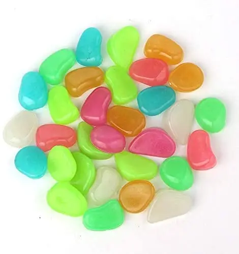 Glow Pigment Stone Luminescent Materials Pebbles Photoluminescent Stones For Wedding Display Party