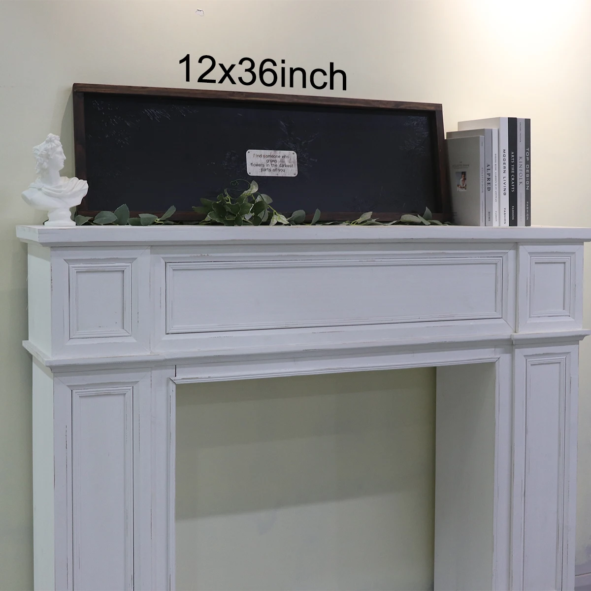 Rustic Inspirational Wooden Sign board Set 12x36 inches Home Decor Essential Simple Yet Elegant Motivate Your Life