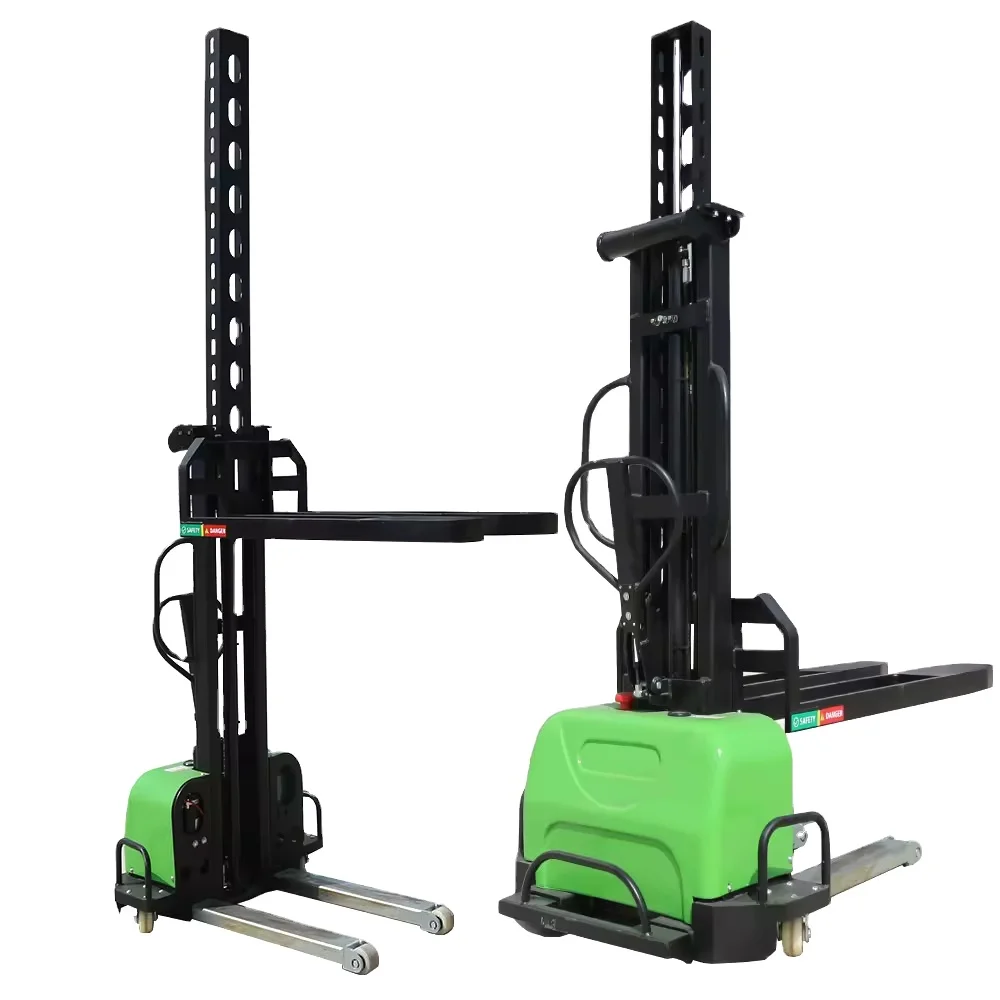 2024 JG portable hydraulic forklift electric self loading for truck 1500kg load capacity self lift handling equipment machine