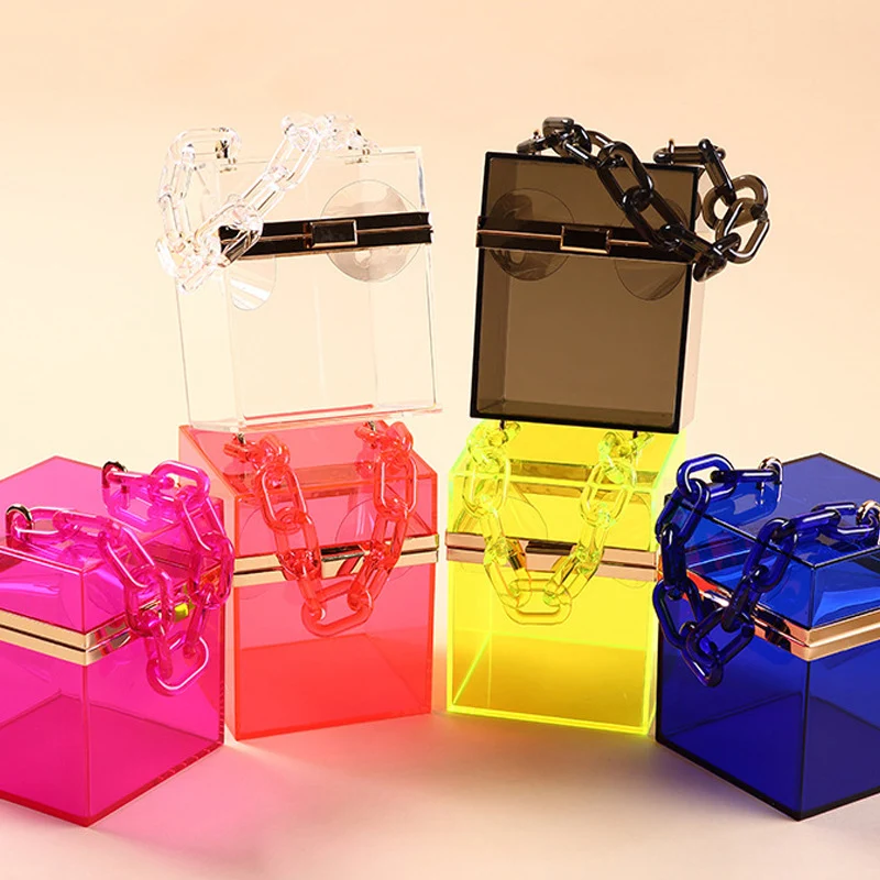 Dropshipping 2022 handbags for womenJelly Handbag Ladies Transparent Purse Women Clear Acrylic purse