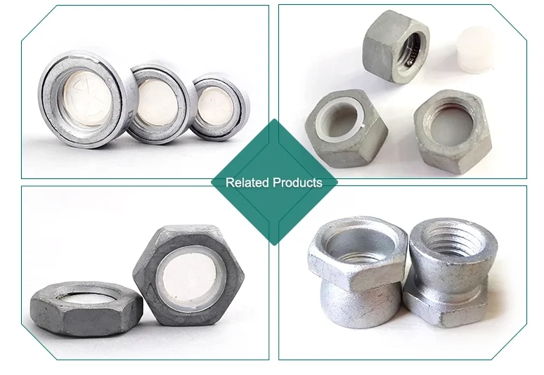 Fasteners bolt and nut Stainless Steel castle hex slotted nutHead Castle model din935