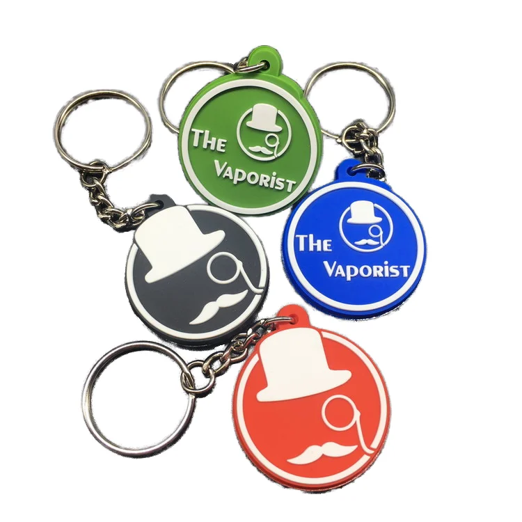 High Quality Custom Logo PVC Keychain Cheap Racing Sport Motorcycle 3D Rubber Keychains Promotional