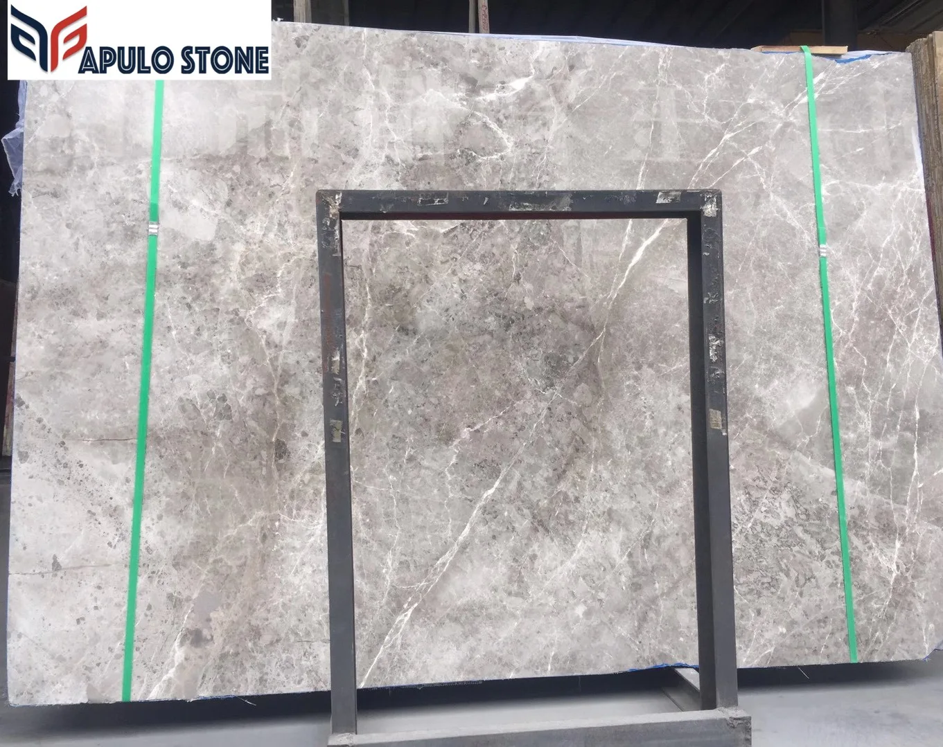 High Quality Turkish Tundra Grey  Natural Marble Slabs for Interior Design Light Marble