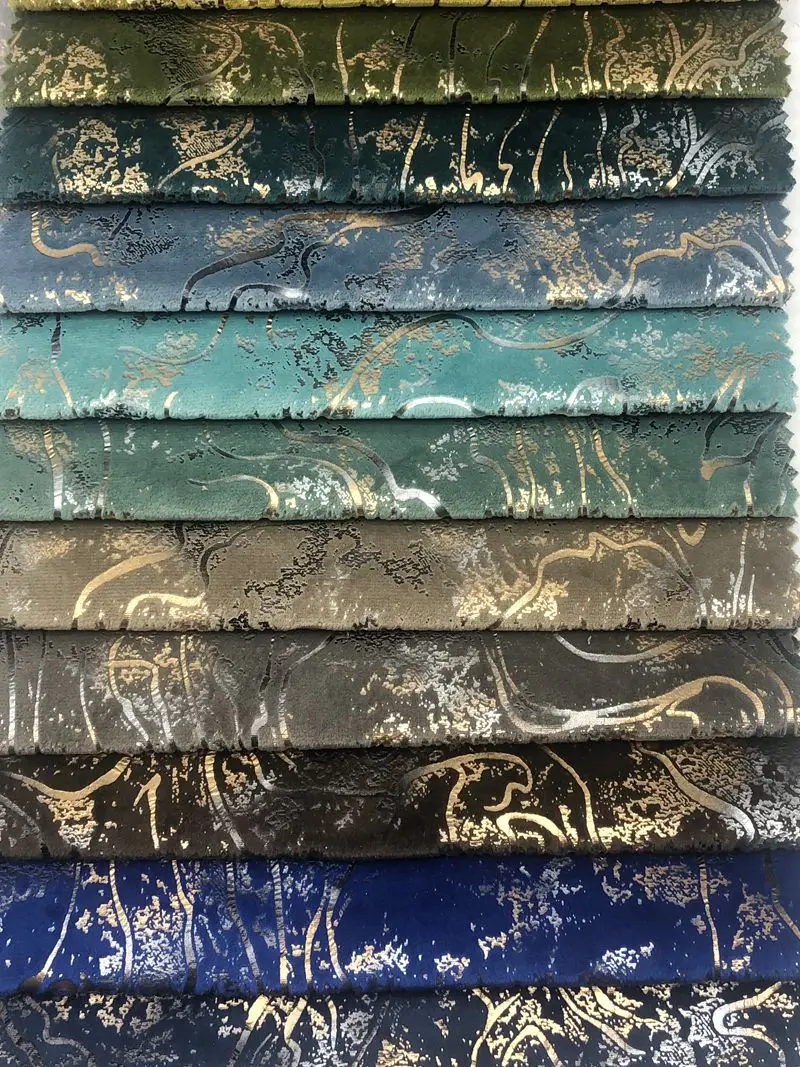 Best price factory directly sale  printed upholstery  hometextile knitted turkish velvet upholstery fabric