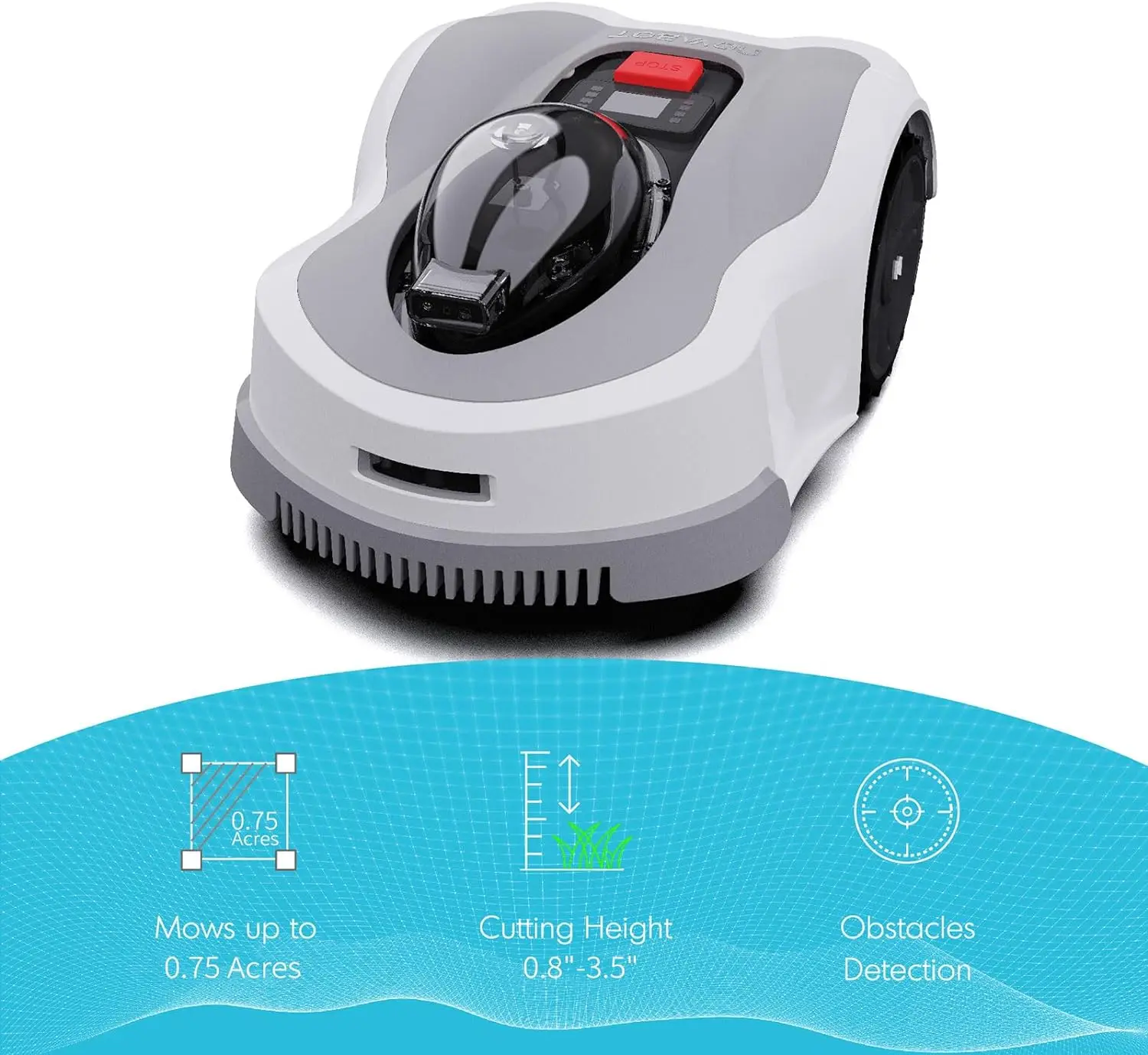 AKX N1000 N2000 Robot Lawn Mower no Perimeter Wire Free RTK+TOF+Vision Robotic Lawn Mower for Adjustable APP