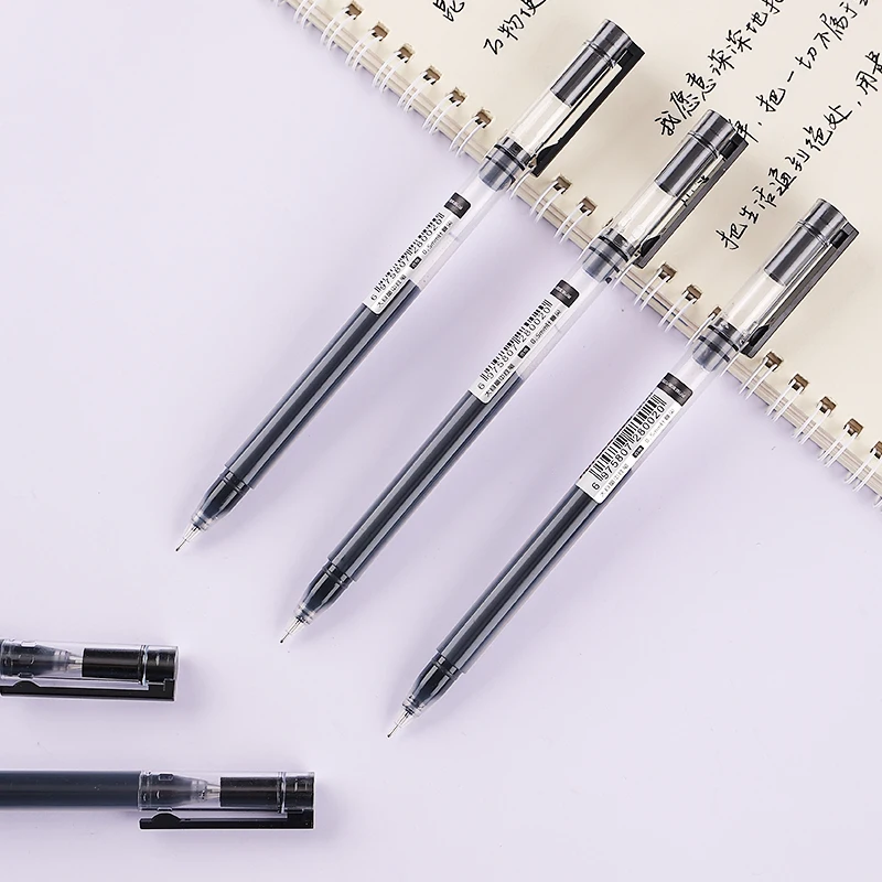 Custom Neutral Pen Carbon Red Black Blue Water Based Signature Student Gel Pens