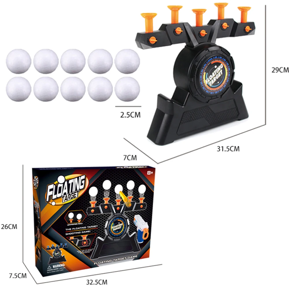 Trending products 2024 soft bullet gun Indoor/Outdoor Floating Target Ball Electric Shooting Game Toy juguetes para los ninos