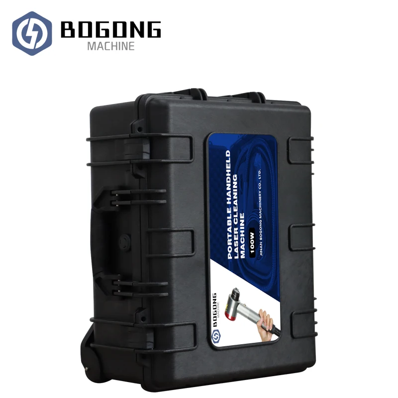 Handheld portable fiber laser cleaning machine rust removal 200w portable pulse fiber laser cleaning machine