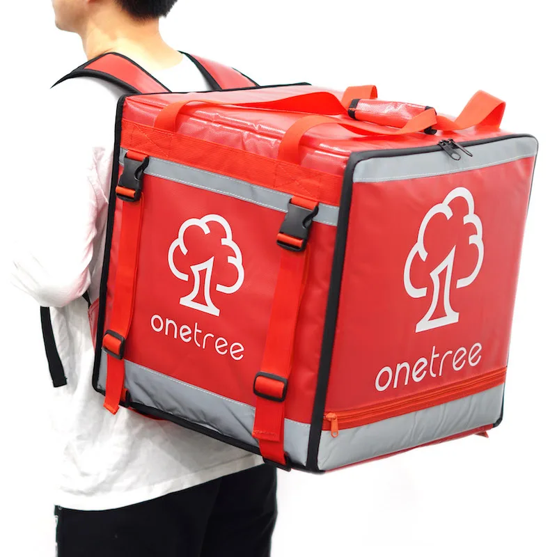 Wholesale Large size  Custom logo Bicycle motorcycle Waterproof takeaway  Insulated Bag thermo food bag food delivery backpack