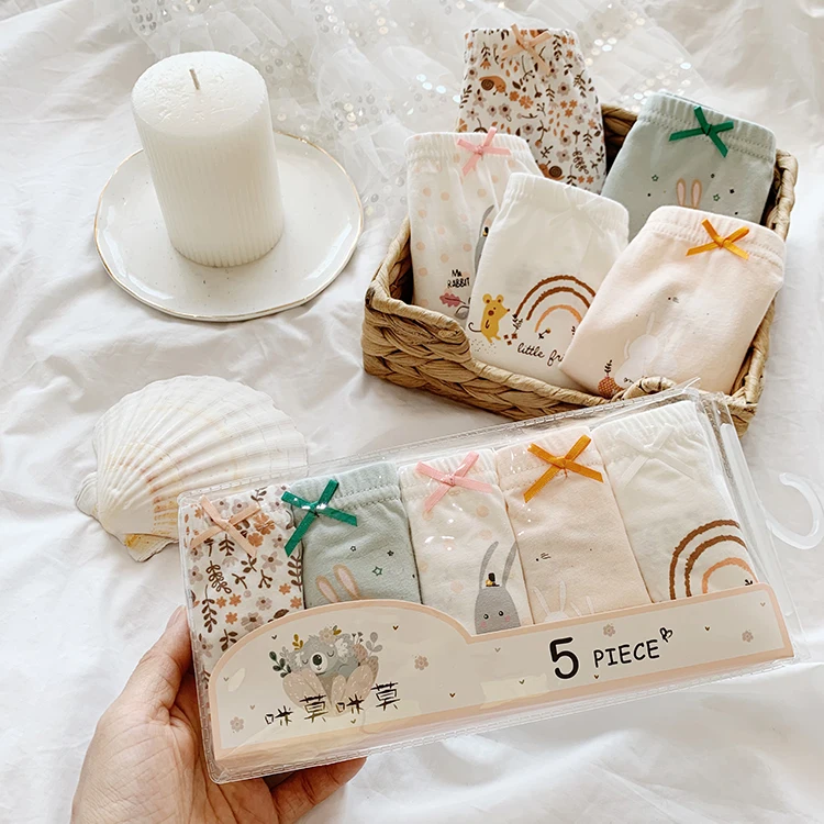 Новый дизайн, детское нижнее белье, корейские хлопковые трусы для девочек, детское нижнее белье, детское нижнее белье для девочек