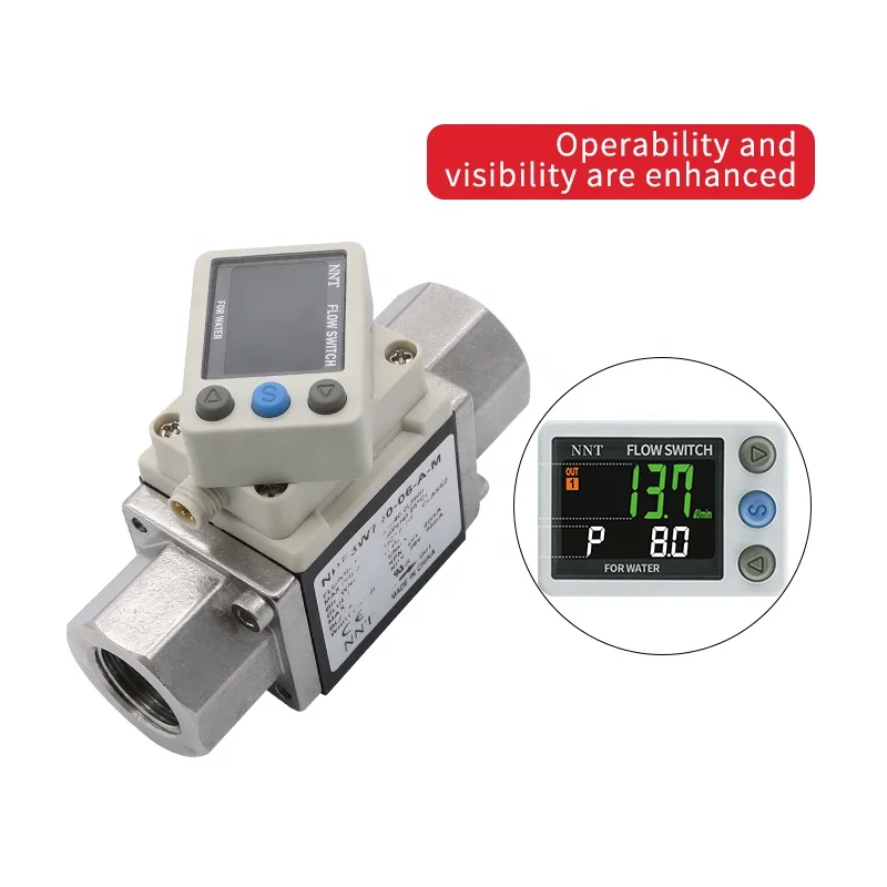 NNT Easy Contact Installation Automatic Control Water Flow Sensor Switch Flow Switch