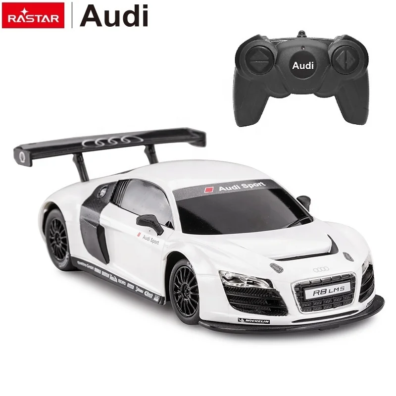 Rastar AUDI R8 Лицензированная пластиковая модель электромобиля для детей 1:24 Радиоуправляемый автомобиль пластиковые игрушки 4 канала радиоуправляемая игрушка