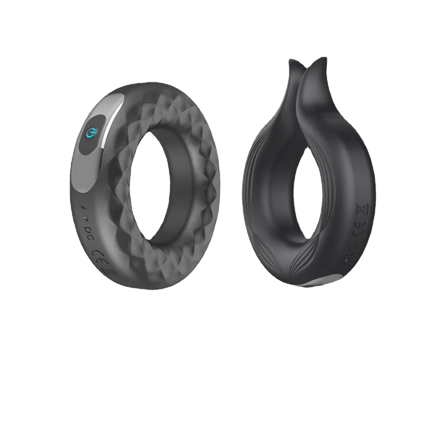 Silicone Remote Control 10 Frequency Rechargeable Strong Vibration Time Delay Masutrbation Device  Penis Cock Rings For Male%