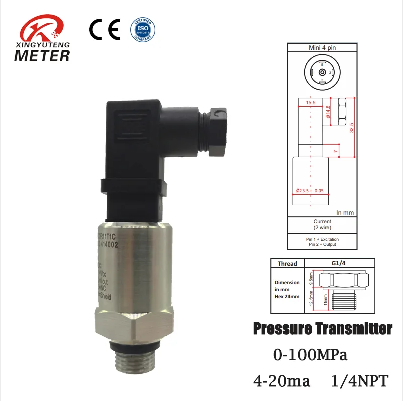 0-5v Analog Output Highly Cost-effective And Suitable Low Cost Pressure Sensor For Air Compressor