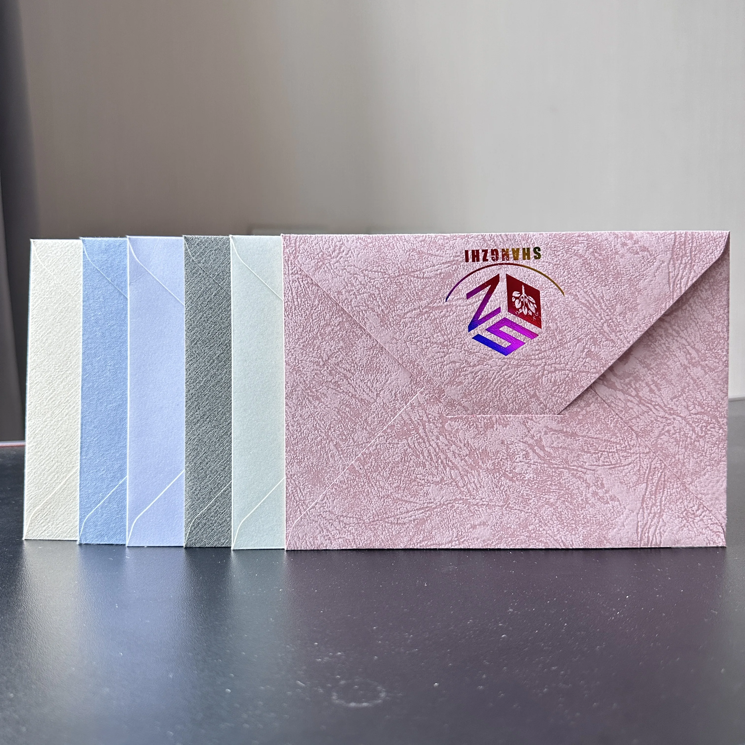 Luxury Color C5 gift card packaging cardboard paper envelope For Wedding Birthday Invitation Holiday