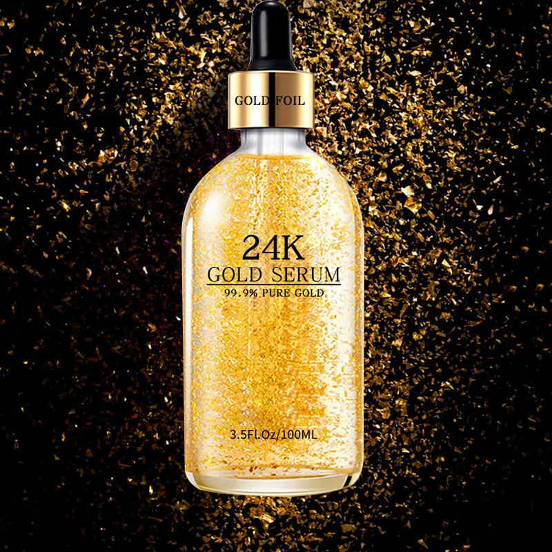 Oem Whitening Moisturizing Anti Aging Anti Wrinkle Private Label Skincare Lash 24K Gold Serum