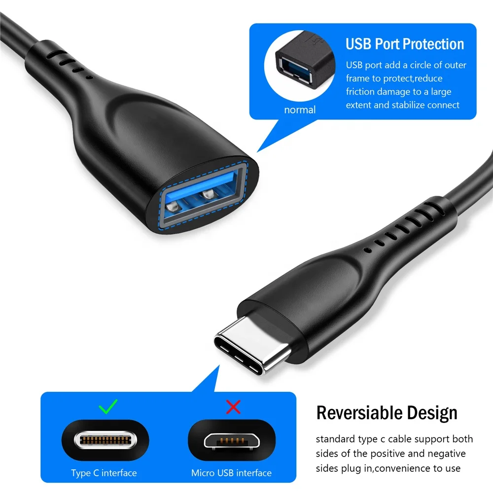 USB 3 0 OTG Type C кабель USBC для зарядки и синхронизации данных шнур USB3.0 Type-c мобильного телефона Note 9 8 S9 One plus 6 5t 5 USB-C зарядное устройство