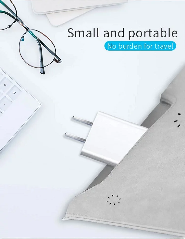 
Ice-Bingo 18W PD Type C Quick Charge Fast Charger US Plug Single USB Port For iPhone US Plug Wall Charger 