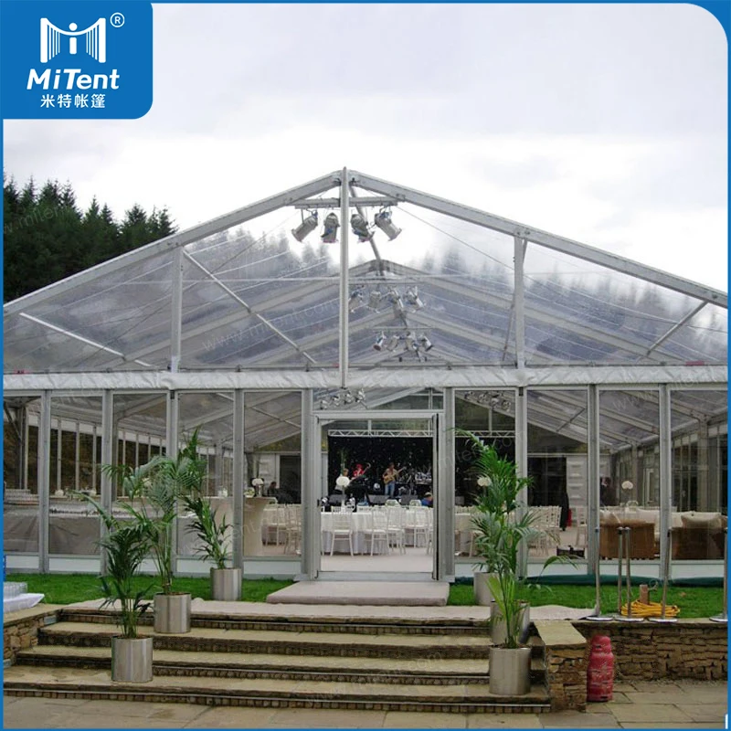 A Frame Luxury Wedding Tent 15x30 Glass Marquee Tent Outdoor Restaurant Tent