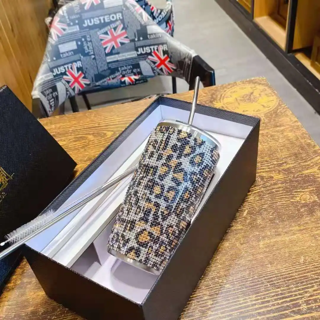 Light luxury style very shiny insulated coffee travel mug stainless steel coffee mug with spillproof lid sublimated blank water