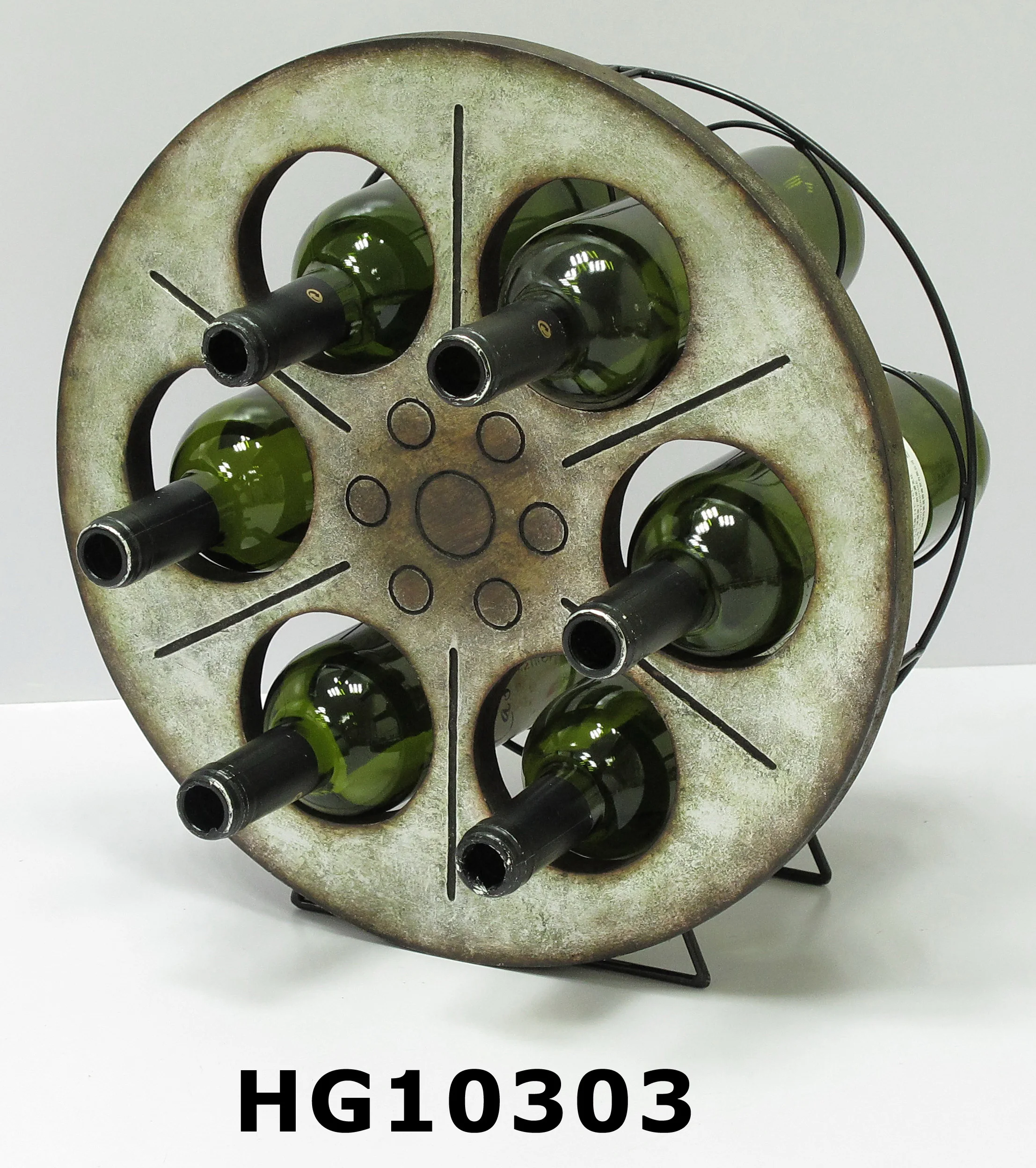 Specialized Wrought Iron Wine Cork Art Cage, Metal Wine Cork Holder For Home Decor