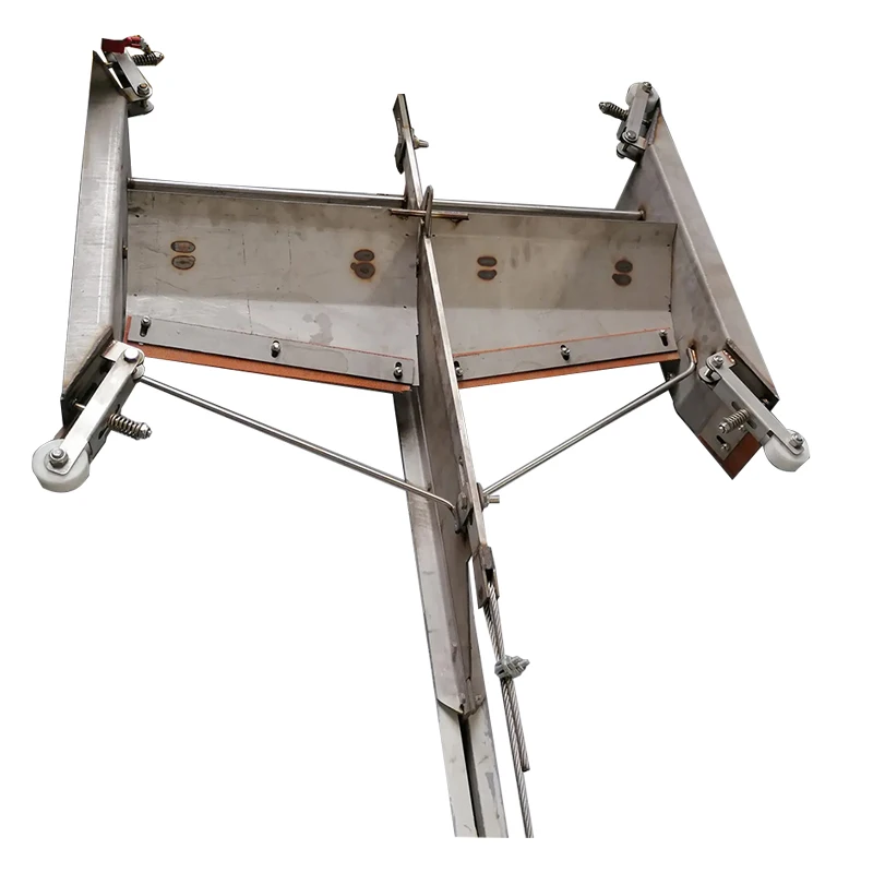 automatic chicken manure cleaning machine for poultry factory