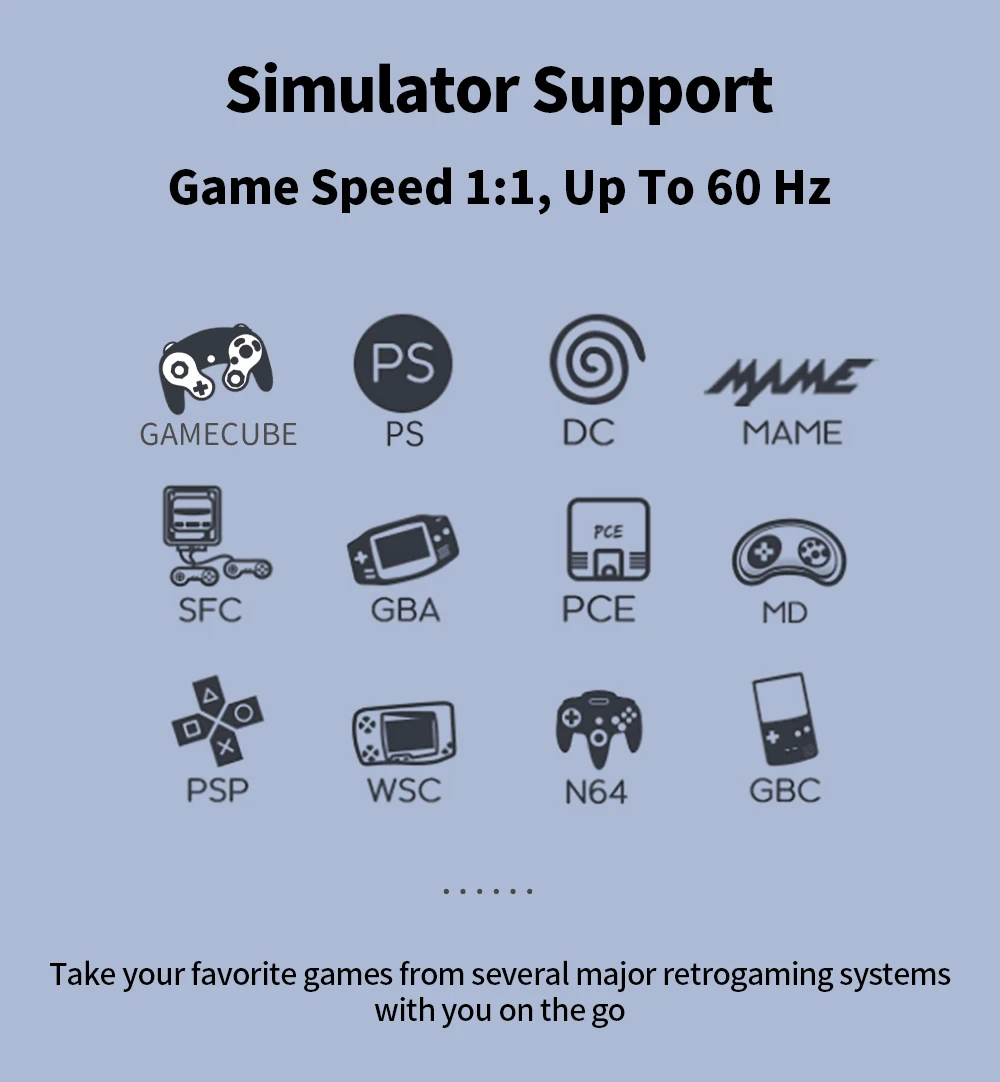 Powkiddy X28 Android 11 Unisoc Tiger T618 5.5 Inch Touch IPS Screen Handheld Retro Game Console Support Google Store Kids Gift