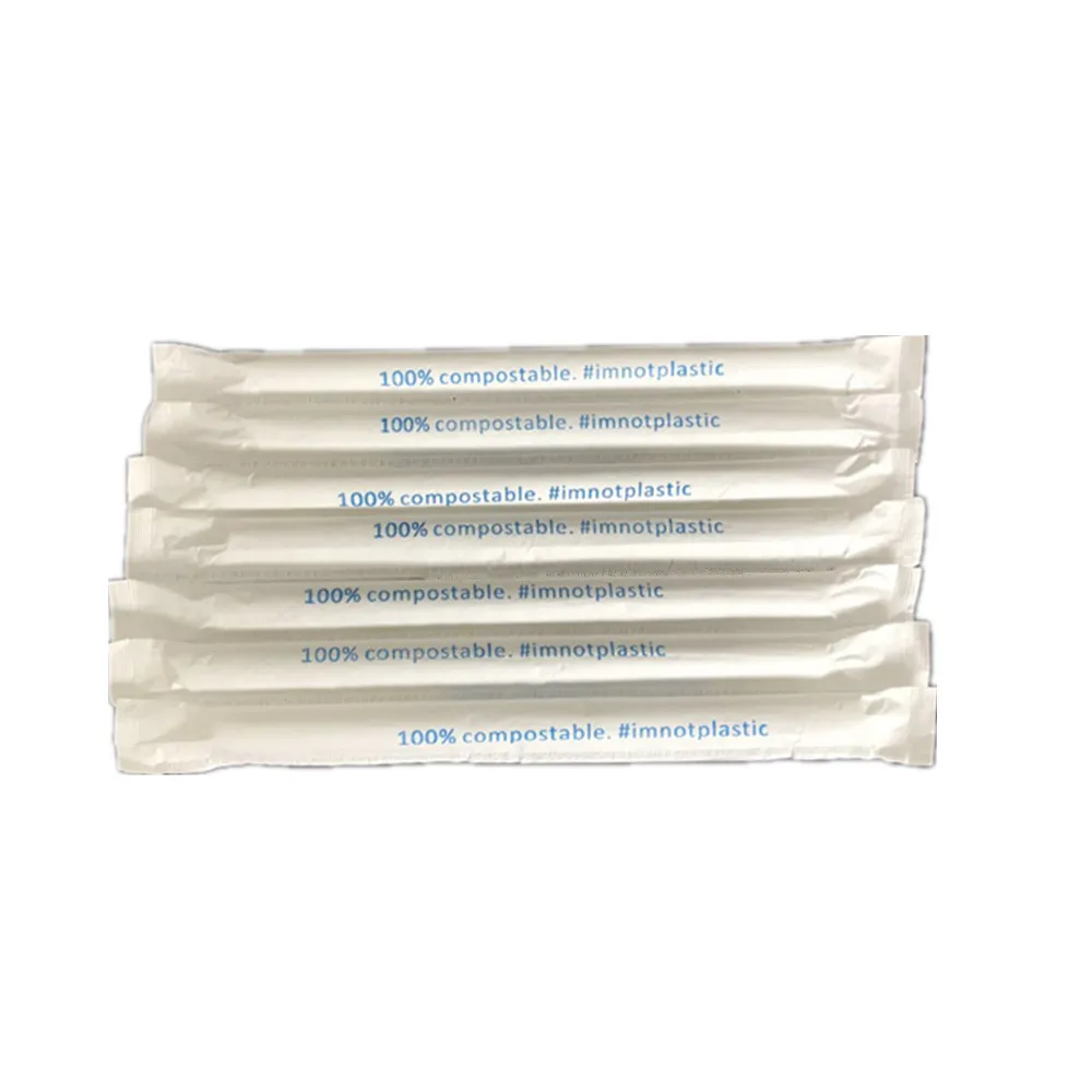 TRES eco-friendly pla biodegradable straw paper straws drinking straws