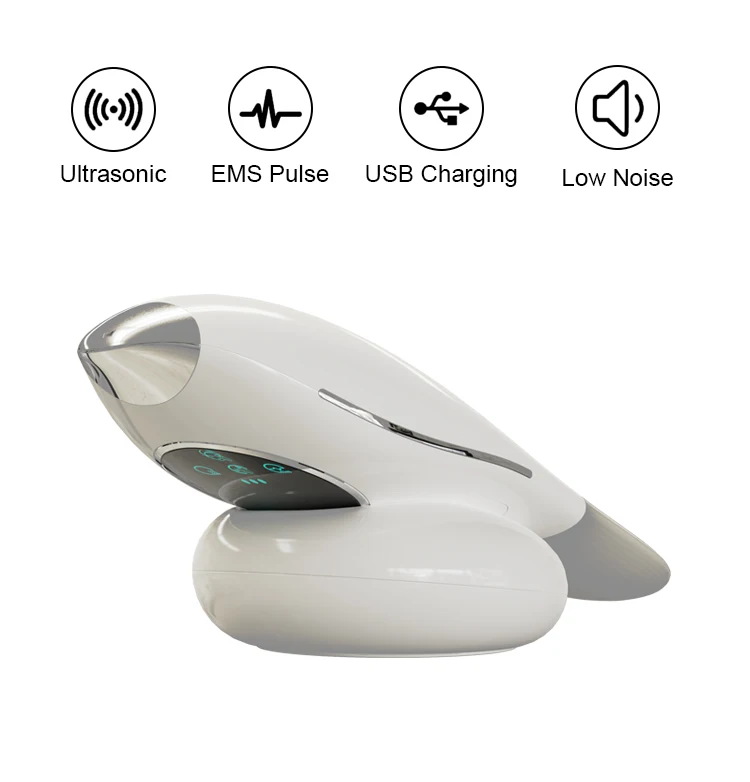 Waterproof Ultrasonic Face Scrubber Washing Facial Cleansing Brush Skin Pore Cleanser Silicone Face Massage