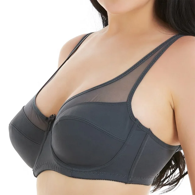 Upgraded Simple Sous Vetements Femme Sujetador Soutien Gorge Cut Out Frill Contrast Lace Women Bra Push Up Bra Plus Size Bra Set