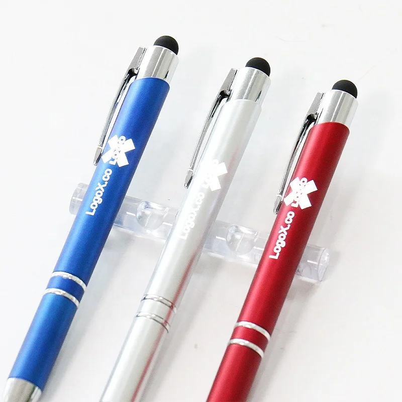 Factory Wholesale 3 in 1 Multi-Function Metal stylus Led Light Flashlight Pen Laser Logo Light Pen Torch Light Ballpoint Pen