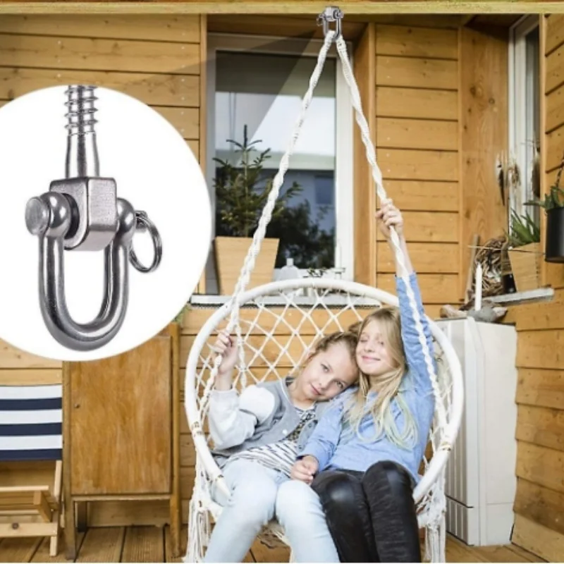 Stainless Steel Yoga Hammock Chair Punching Bag Porch Swing Sets Suspension Hook