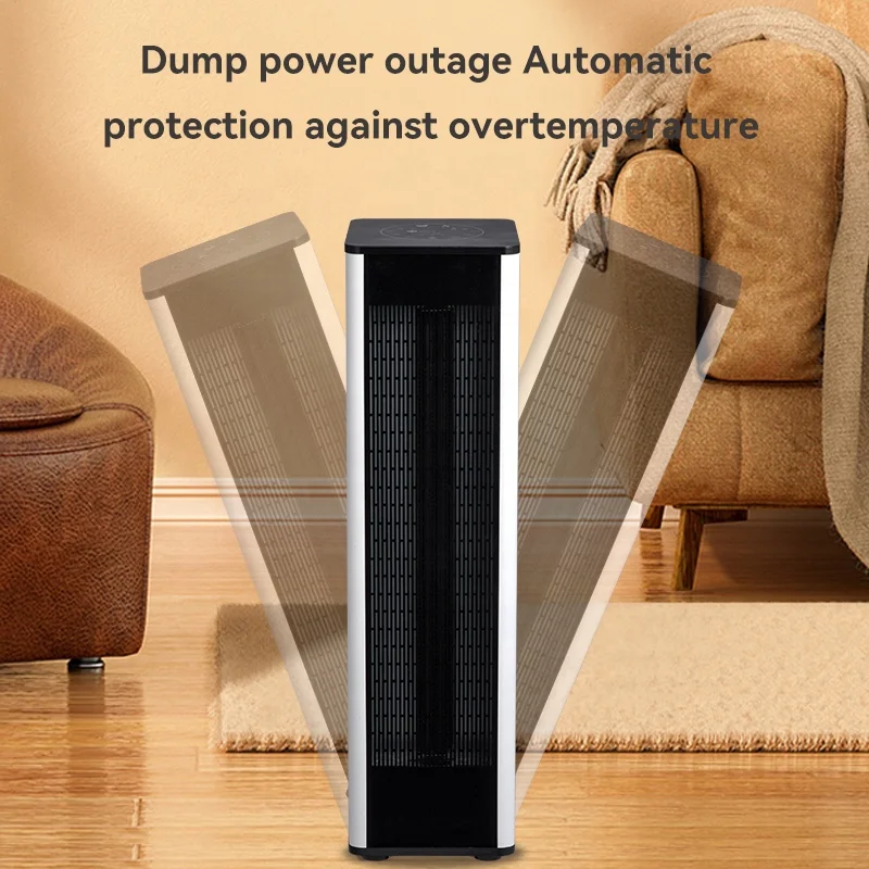 New arrival 2000w home heater standing Electric fan heater with Ptc Heating safe and energy saving