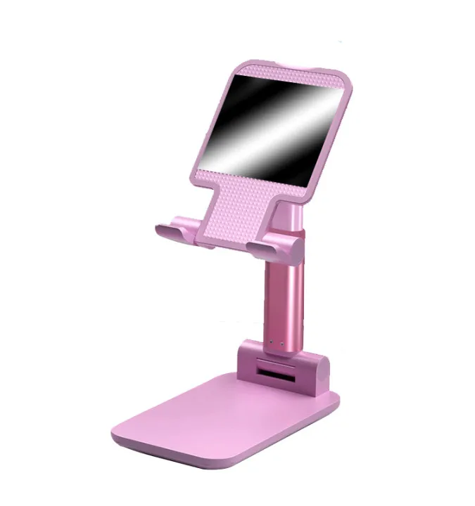 Adjustable angle and height phone bracket lazy phone holder Aluminum Alloy and ABS mobile phone holder