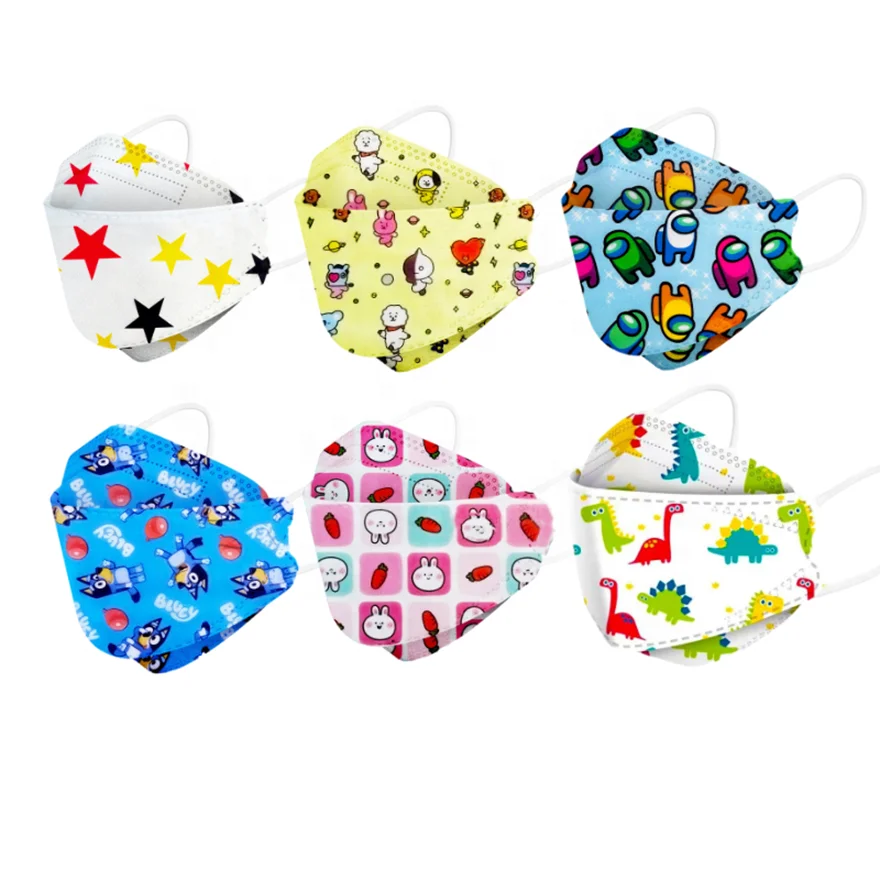 BaoJia Korean KF94/KN95/FFP2/FFP3 kf 94 mask for kids kids disposablele mask For Amazon koran kids face mask