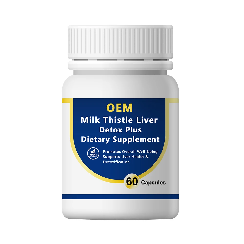 OEM Private Label Milk Thistle Extract Capsules 100% Organic Hot Sale Product 1000mg Milk Thistle Powder Health Products