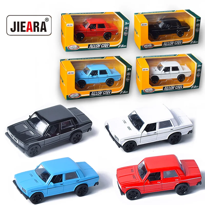 Classic Racing Model Car Vehicles 1/36 Scale Alloy Double Door Pull Back Diecast Car Educational Toy Ornament For Kids boys