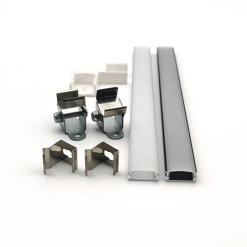 Custom aluminum profiles 17*7MM for LED strip lighting aluminum extrusion channels