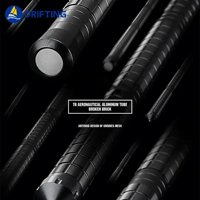
Customized Outdoor Leisure Multi-Purpose Cut Meat Ice Cone Tactical Pen Self-Defense Hiking Walking Sticks 