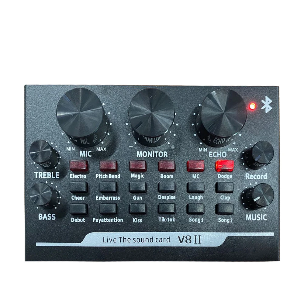  Звуковая карта BMG V8II Audio M звуковая Usb для прямого