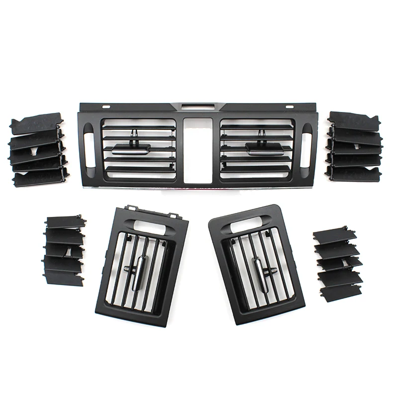 LHD RHD Console Fresh Air Conditioner AC Vent Grille Set For Mercedes Benz W204 C Class C180 C200 220 230 260 C300 350 2007-2011