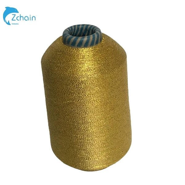Free Sample Wholesale Ms Type Embroidery Thread Pure Gold Metallic Yarn Manufacturer