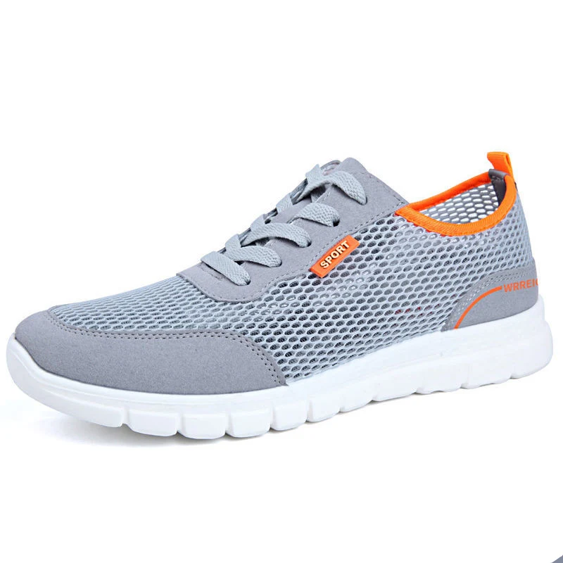 Casual Sneakers Spring Summer Breathable Flats Solid Color Mesh Shoes Fashion Flat Sneakers