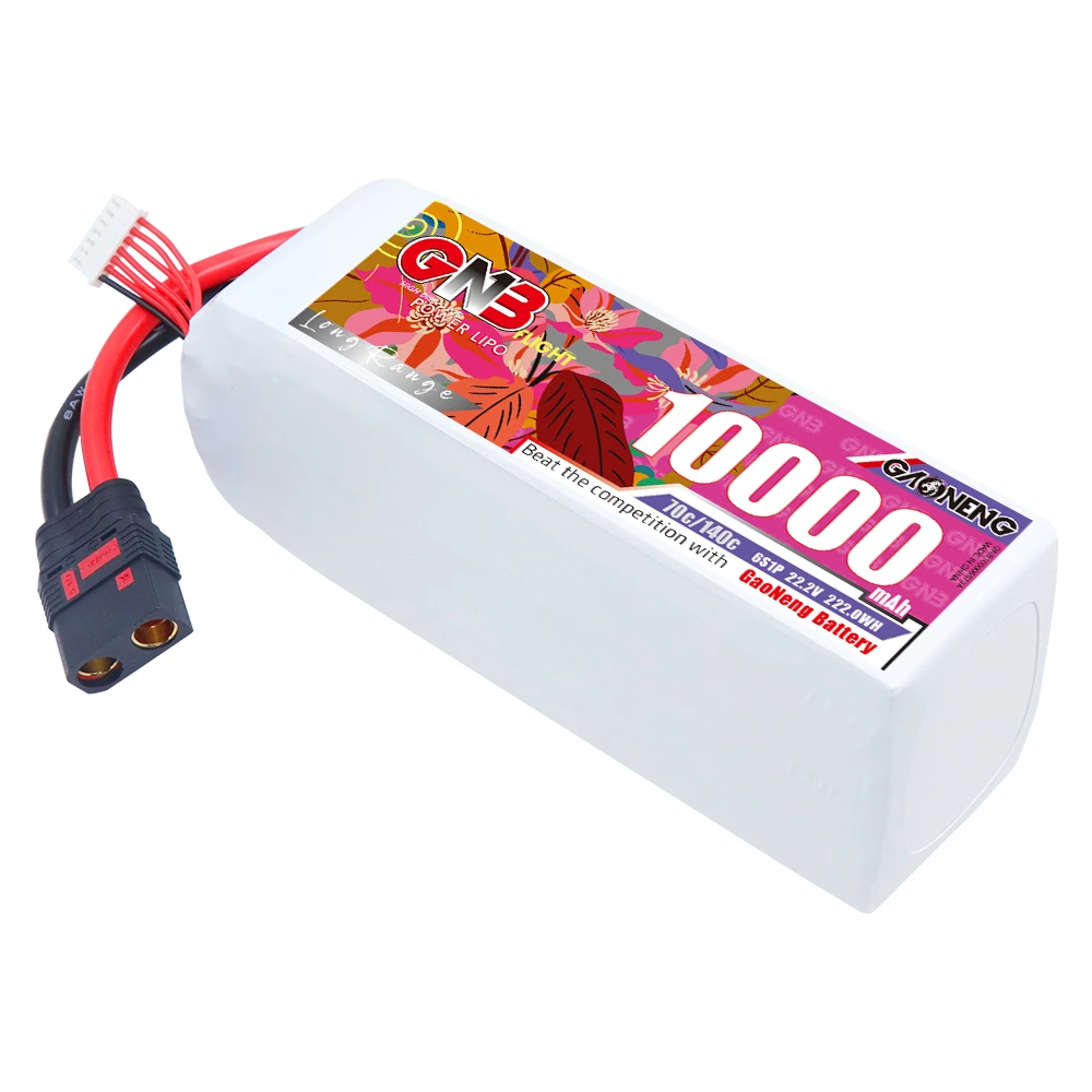 GAONENG GNB 6S 22 2 V 10000mAh 10AH 70C 140C QS8 RC LiPo аккумулятор крупномасштабный гоночный Дрон FPV Вертолет сельскохозяйственный Квадрокоптер