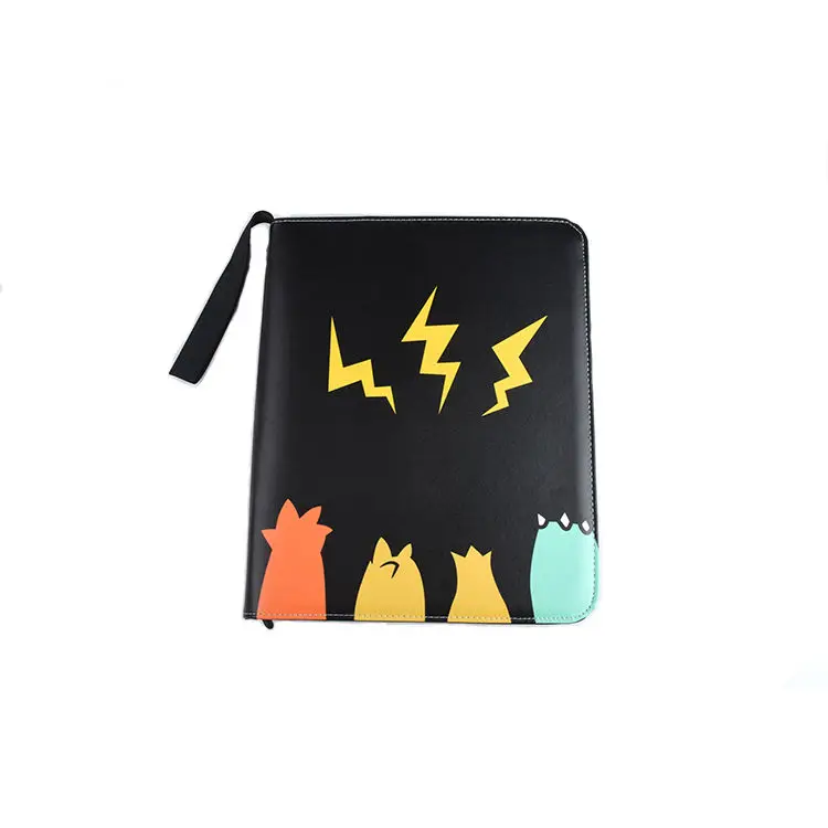 High Quality Promotional Customised Id Card Holder Clip Cute Card Holder 9 Pocket Trading Card Binder