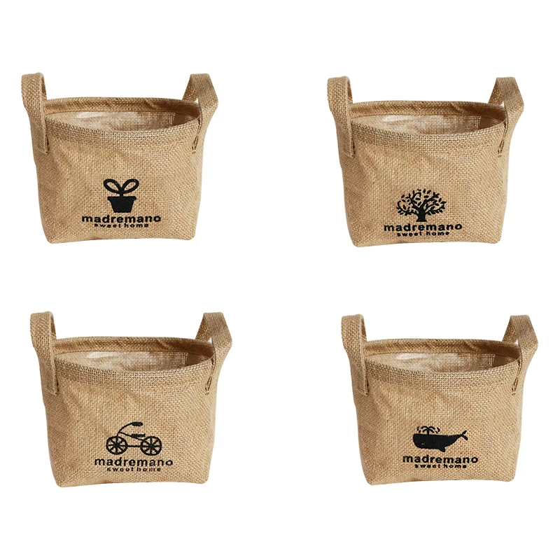 
Best Selling Home Storage Organizer Jute Kids Baby Baskets Set 