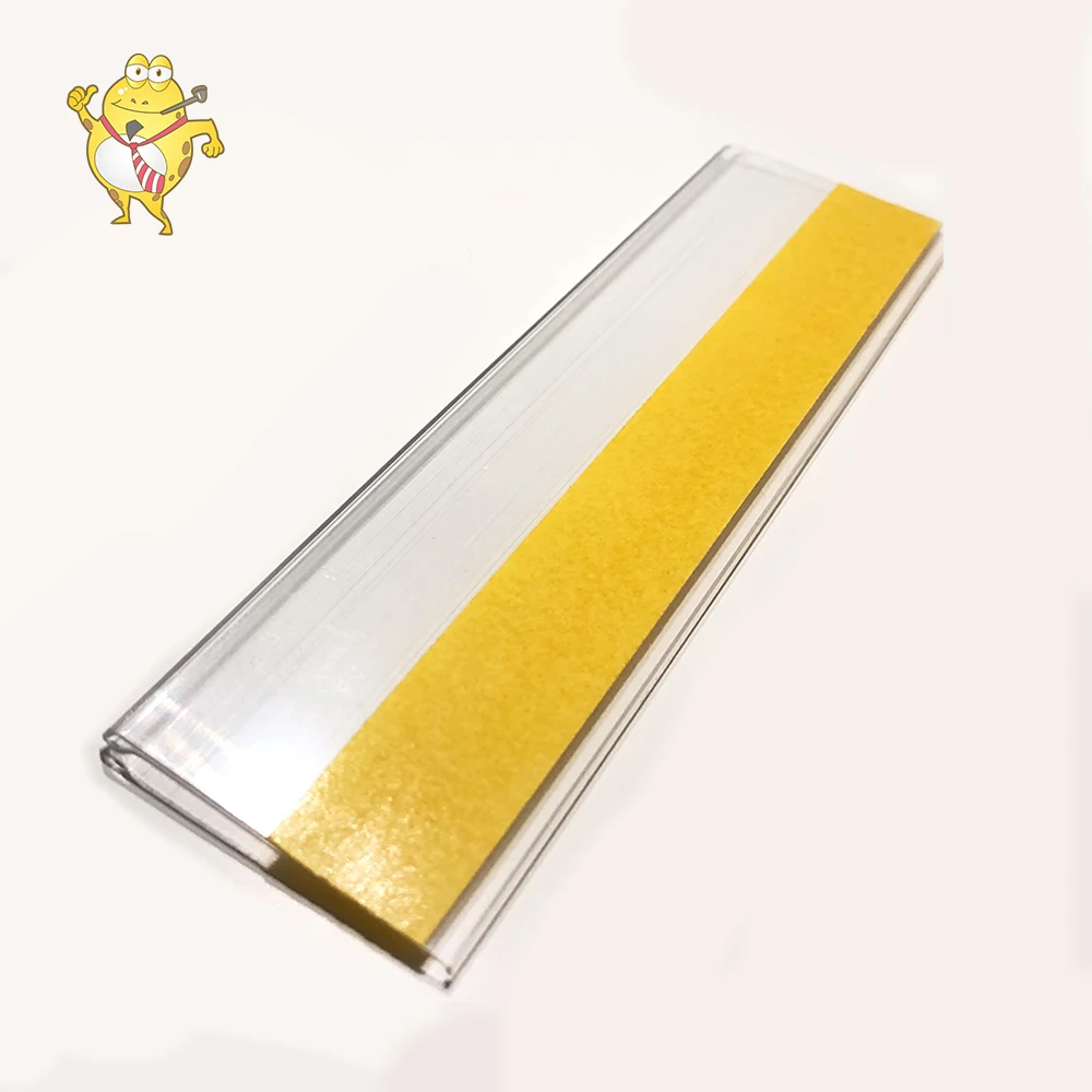 PVC Label Holder Price Tag Holder Strip for Supermarket tag holder