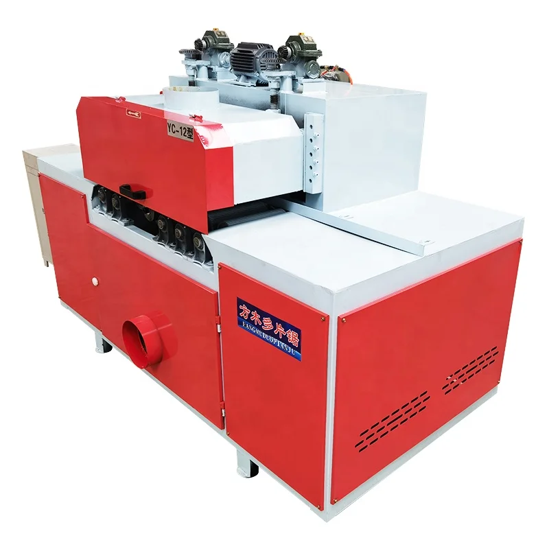 Multi-Blade Square Timber Wood Cutting Machine Multi Rip Saw