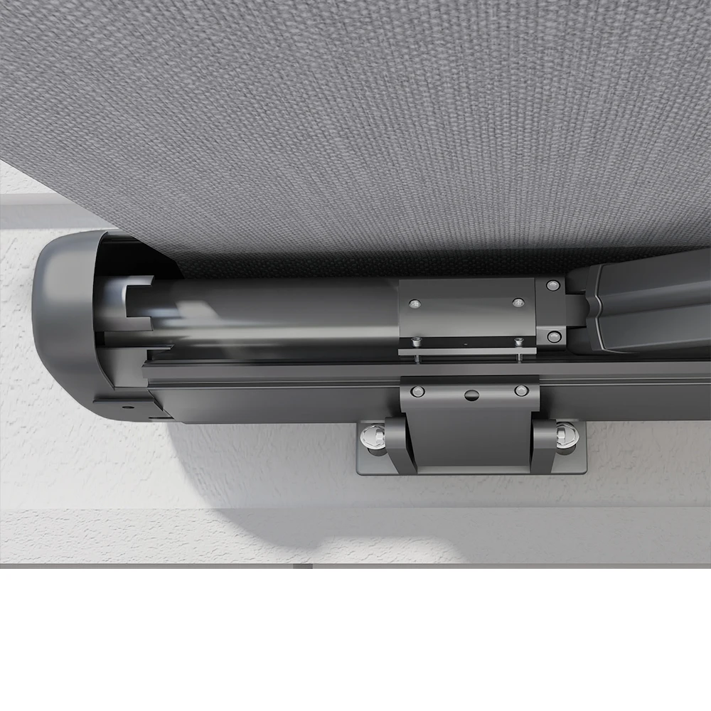 Electric Retract Heavy Duty Awning Outdoor 6m Manual Wall Mounted Garage Retractable Sun Shade Motorized Full Cassette Awning